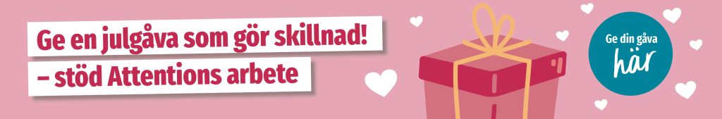 Annons för tidningen attention