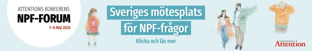 Annons för tidningen attention
