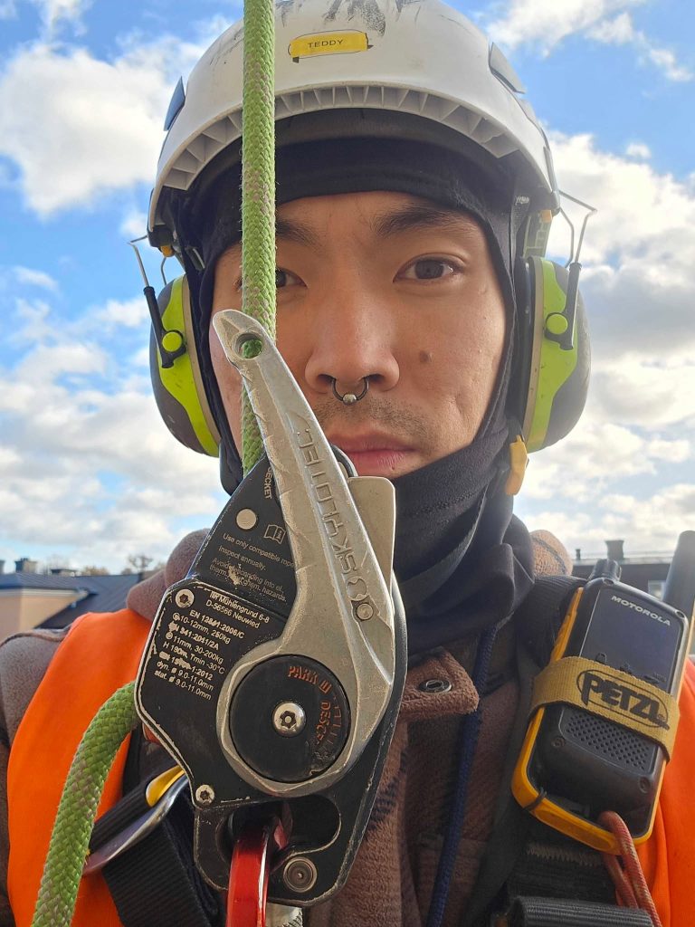 Katträddaren och klättraren Teddy